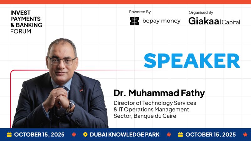 Invest Payments and Banking Forum speaker card